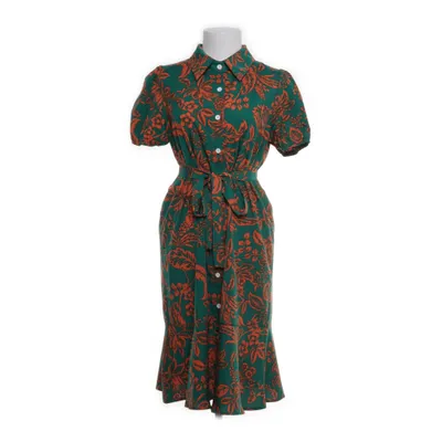 Skjortklänning (Grön, Orange, Flerfärgad) från Shein Elastan, Polyester