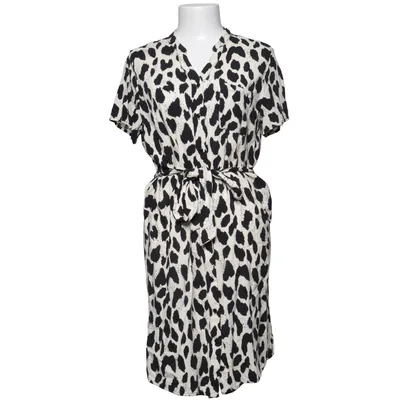 Shirt dress (Black, White) from VILA