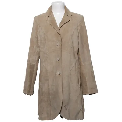 Leren jas (Beige) van Cabrini Leer