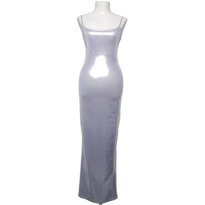 Långklänning (Silverfärgad) Elastan, Polyester