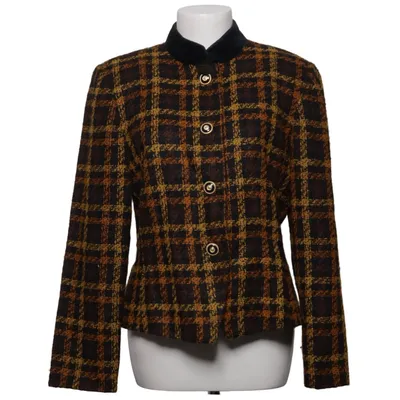 Blazer (Black, Brown, Yellow) from Kasper Acetate, Acrylic, Cotton, Polyester, Wool