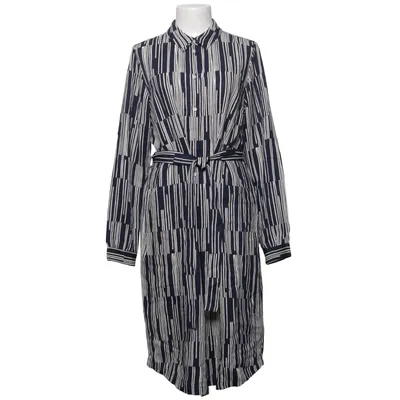 Robe chemise (Bleu, Blanc) de Noa Noa by Natalie Madueño Coton, Polyester, Tencel