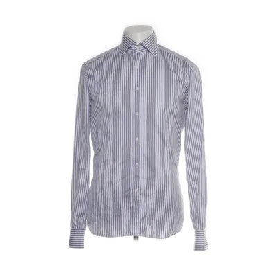 Shirt (Blauw, Wit) van Stenströms Katoen