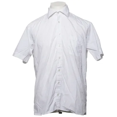 Chemise à manches courtes (Blanc) de Atlant Coton, Polyester
