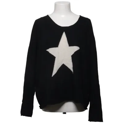 Sweater (Black, White) from Hunkydory Angora, Nylon, Wool