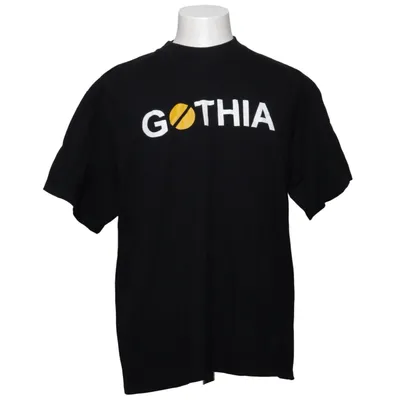 T-shirt (Zwart) van No Problem Sportswear Katoen