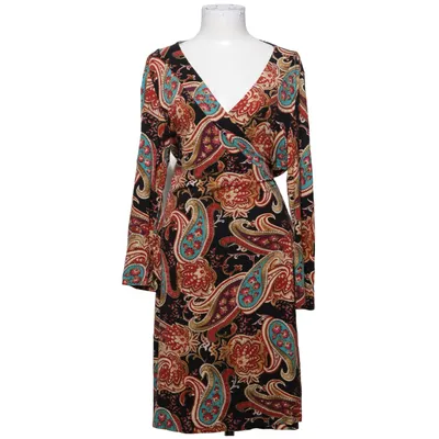 Robe portefeuille (Noir, Rouge, Multicolore) de Vera Velour Élasthane, Viscose