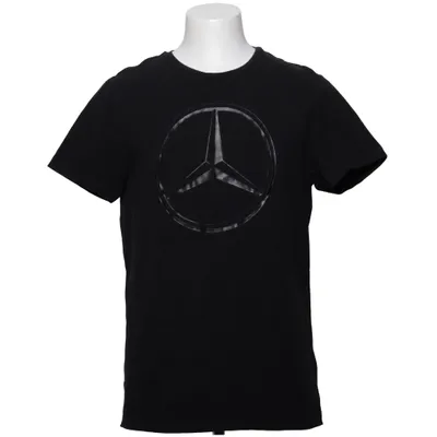 T-shirt (Svart) från Mercedes-Benz Bomull, Elastan