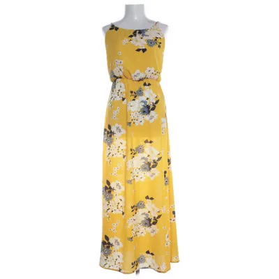 Maxi jurk (Geel, Meerkleurig) van ONLY Elastaan, Polyester