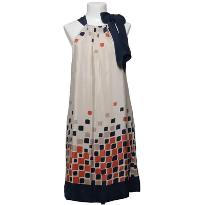Jurk (Beige, Blauw, Meerkleurig) van Mango Suit Polyester, Zijde
