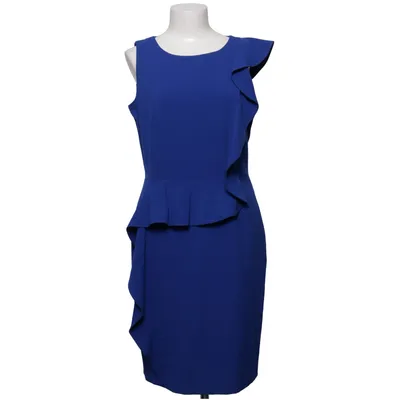 Jurk (Blauw) van Calvin Klein Elastaan, Polyester, Viscose