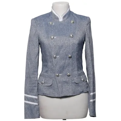 Blazer (Blue, White) from Airfield Cotton, Elastane, Polyamide, Polyester