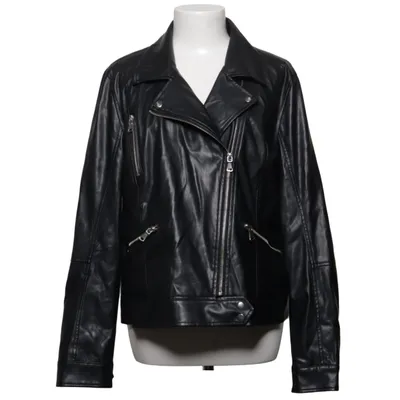 Bikerjakke (Sort) fra TrulyMine Polyester, Polyurethan