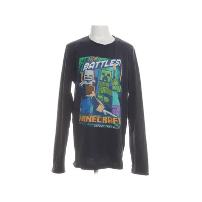 Långärmad t-shirt (Blå, Flerfärgad) från Mojang Bomull