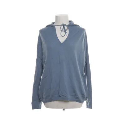 Capuchon sweater (Blauw) van Les Tricots de Lea Kasjmier