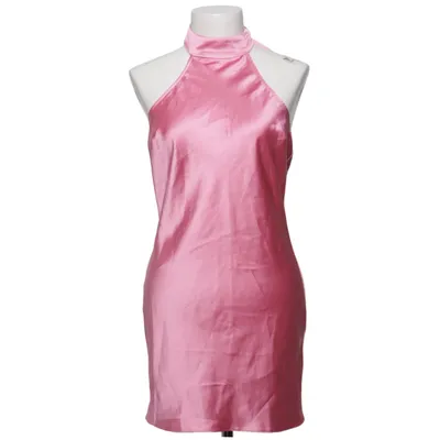 Halterneck-kjole (Pink) fra Miss Selfridge Elastan, Polyester