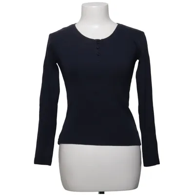 Henley T-shirt (Sort) fra Casall Elastan, Økologisk bomuld