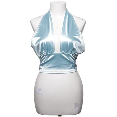 Halter neck top (Twist Neck Satin Top) from NLY One Elastane, Polyester