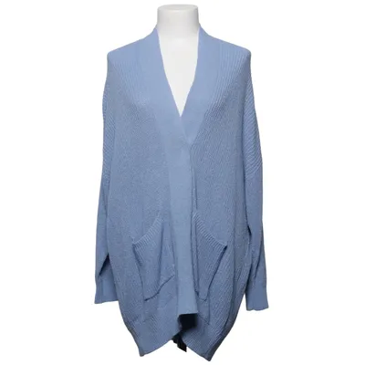 Cardigan (Blå) fra Plus Size Akryl, Polyamid