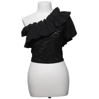 Top (Black) from Zara Elastane, Polyester