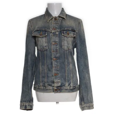 Spijkerjas (Blauw, Geel) van Nudie Jeans Katoen