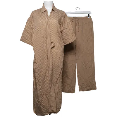 Ensemble (Marron, Blanc) de Zara Polyamide, Viscose