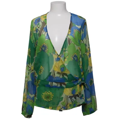 Blouse portefeuille (Vert, Bleu, Jaune) de Amica Polyester