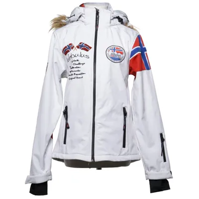 Ski jacket (White, Red, Blue) from Nebulus Polyester