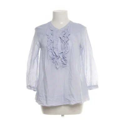 Blus (Vit, Blå) från H&M Bomull