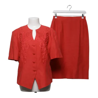 Ensemble (Rouge) de Hardob Acétate, Lin, Polyester