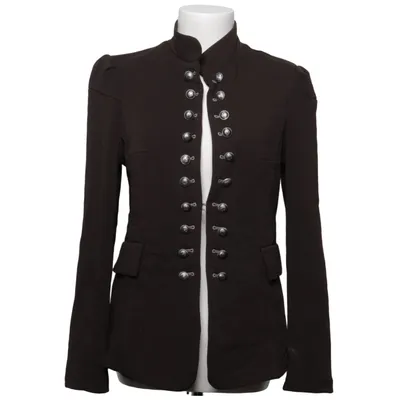 Blazer (Marron) de Made in italy Coton, Élasthane