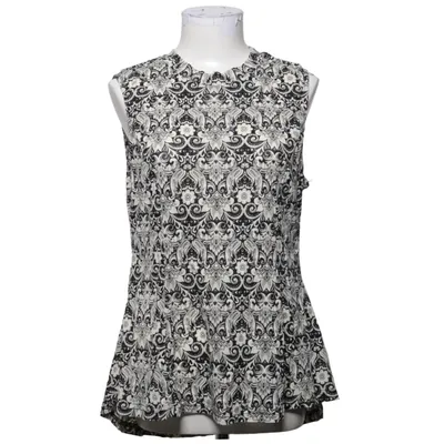 Peplum top (Black, White) from Stella Morgan Elastane, Polyamide