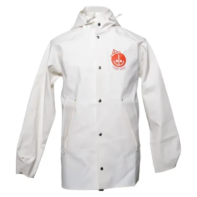 Regenjas (Wit) van Henrik Vibskov Gerecycled polyester