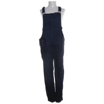 Tuinbroek (Blauw) van BPC Mama Katoen, Polyester, Elastaan