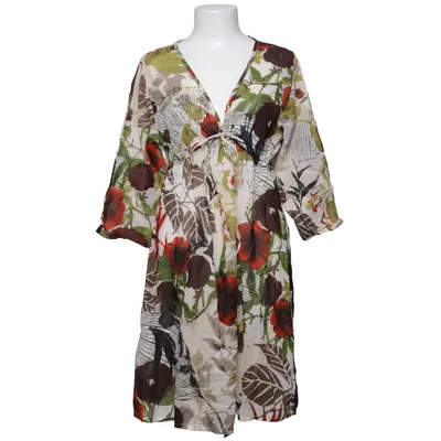 Dress (White, Multicolored) from Marila Cotton