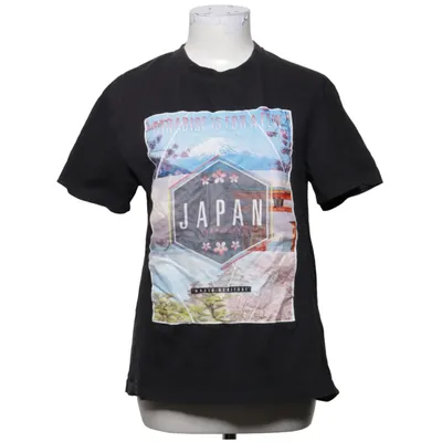 T-shirt (Zwart, Meerkleurig) van Robin Ruth Katoen