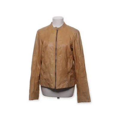 Läderjacka (Beige) från EDC Brand Skinn