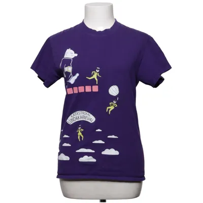 T-shirt (Lilla, Flerfarvet) fra Gildan Bomuld