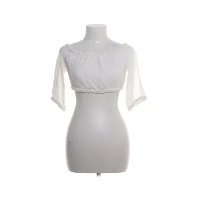 Crop top (White) from Schanna x NA-KD Viscose