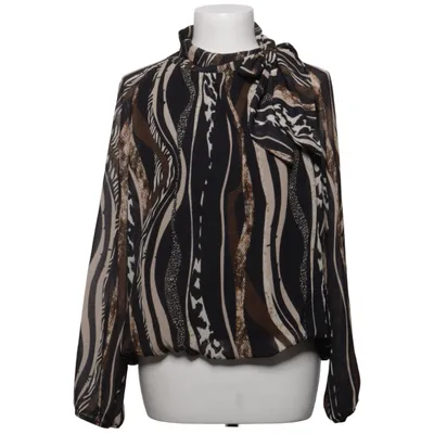 Blouse (Zwart, Bruin, Beige) van New Collection Italy Elastaan, Polyester