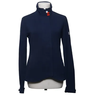 Cardigan (Blauw) van Emporio Armani Katoen, Elastaan