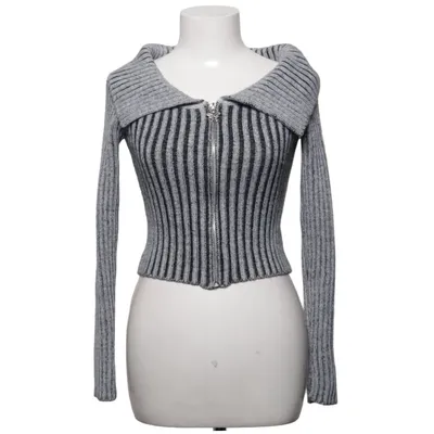 Cardigan (Gray) from Felicious Acrylic, Polyamide, Polyester, Viscose