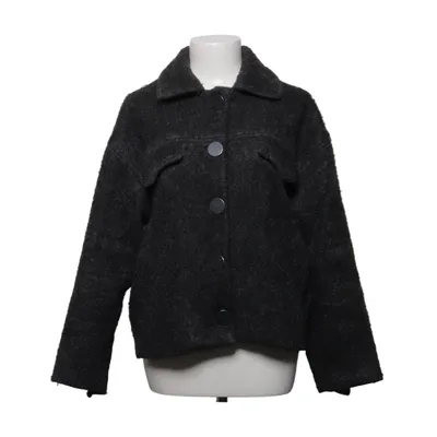 Overshirt (Gray) from Mango Premium Acrylic, Mohair, Polyester, Viscose, Wool