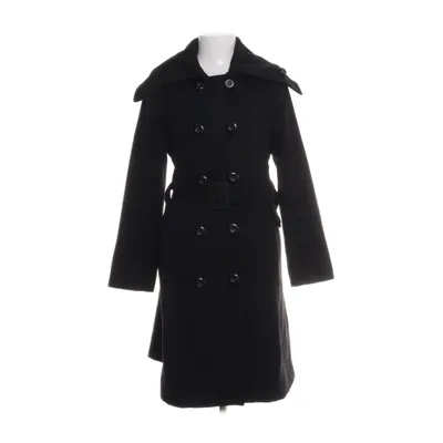 Trench coat (Black) from Promiss Polyamide, Polyester, Wool