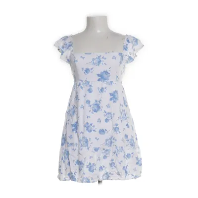 Dress (White, Blue) from Hollister Polyester, Viscose