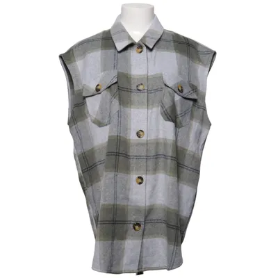 Vest (Gray, Green) from ADPT Acrylic, Polyamide, Polyester