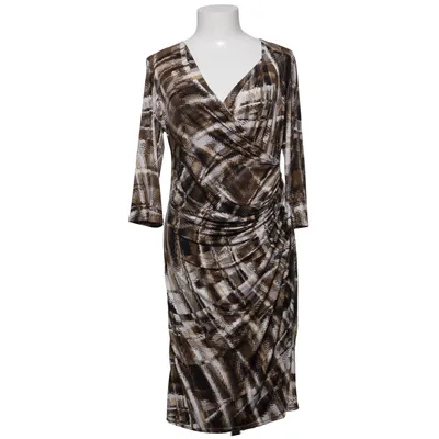 Wrap dress (Brown, White, Black) from Egerie Elastane, Polyester