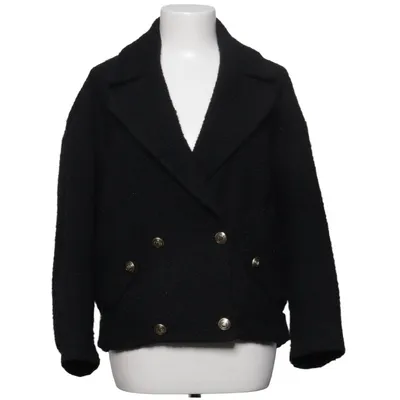 Caban (Noir) de Maje Acrylique, Coton, Polyester, Viscose, Laine
