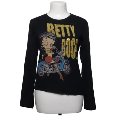 Lange mouwen shirt (Zwart) van Betty Boop Elastaan, Viscose