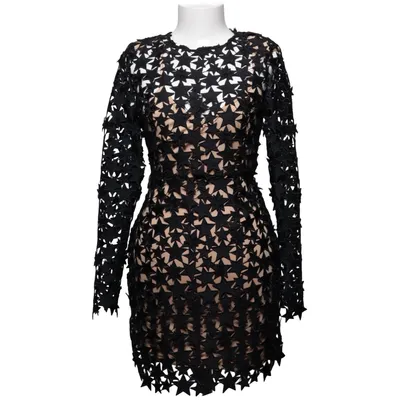 Cocktailjurk (Zwart, Beige) van Peace & Love Elastaan, Polyester